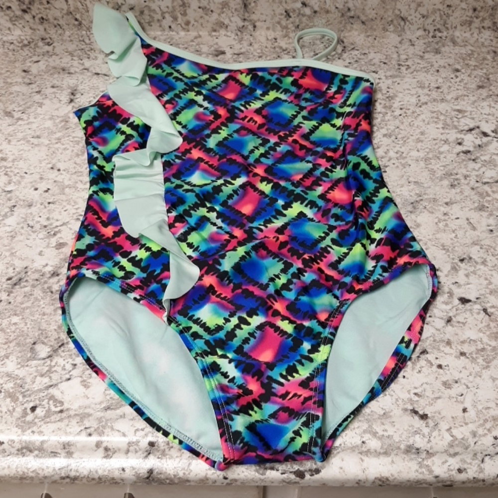 NWNT Multi Color Xhilaration one Piece Swimsuit.